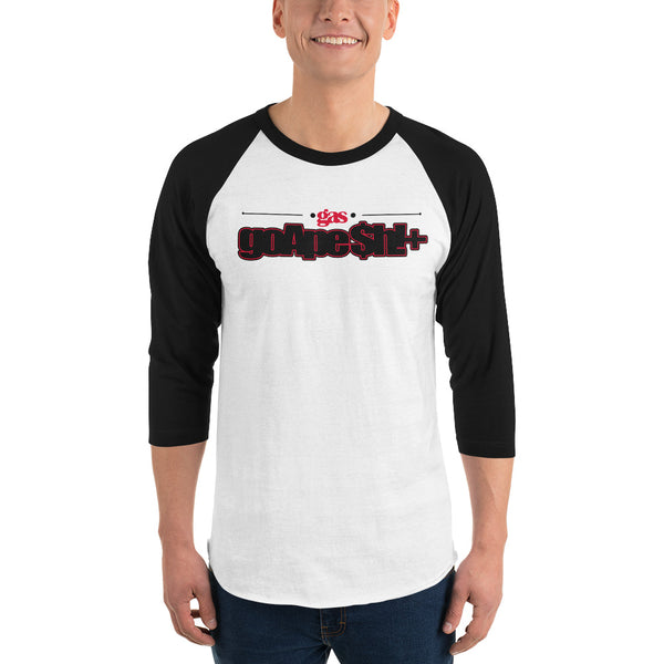 Gas sleeve raglan shirt